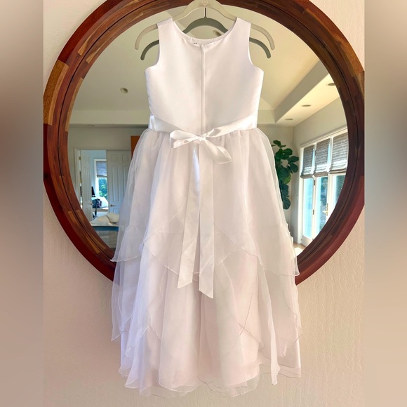 Girls Special Occasion Dress Sz 12 communion/flower girl dress - Picture 3 of 9
